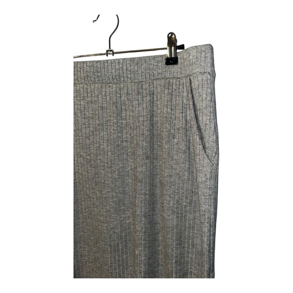 Heatherly Stitch Fix Gray Ribbed Ankle Skirt, XXL - Picture 3 of 7